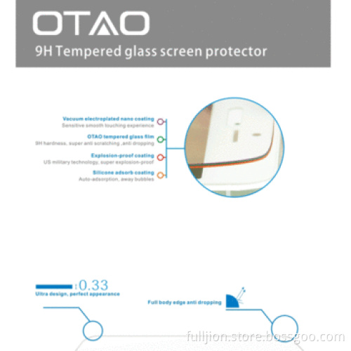 0.15mm/0.2mm/0.33mm/0.4mm Tempered glass screen protector for MEIZU MX3